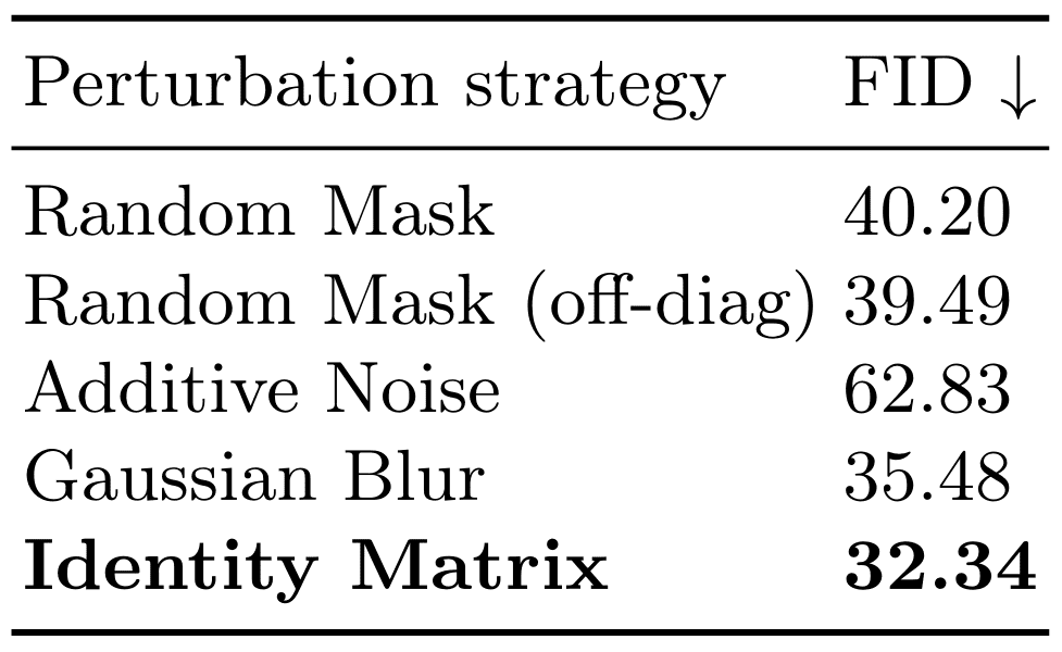 perturbations-self-attention